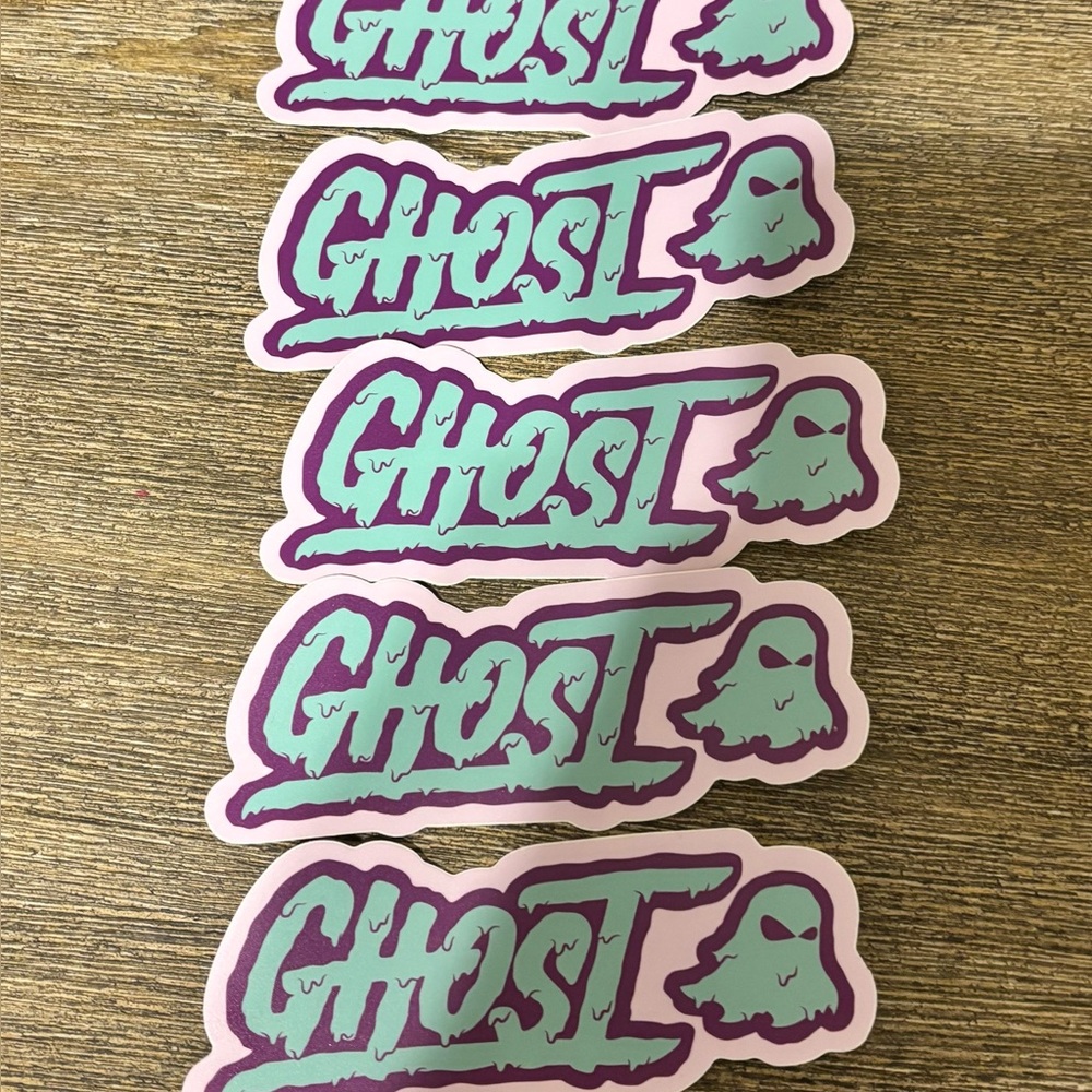 GHOST ENERGY DRINK  DECAL STICKERS LOT OF 5